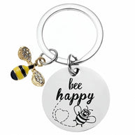 Bee Keychain | Teacher Thank You Gift | Engrave Steel
