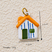 House Motif Footwear Ornament 18K Gold JX26041248GK