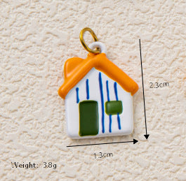 House Motif Footwear Ornament 18K Gold JX26041248GK