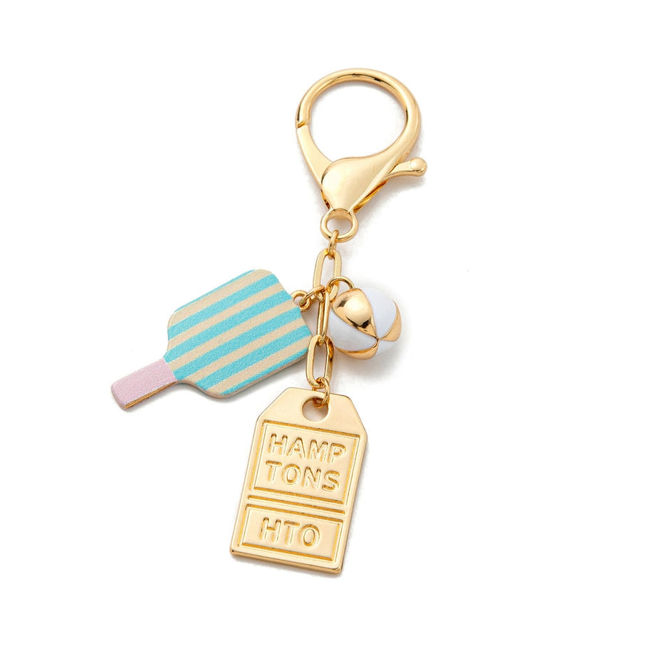 18K Gold Plated Travel-Inspired Keychain City-Themed Charm