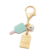 18K Gold Plated Travel-Inspired Keychain City-Themed Charm