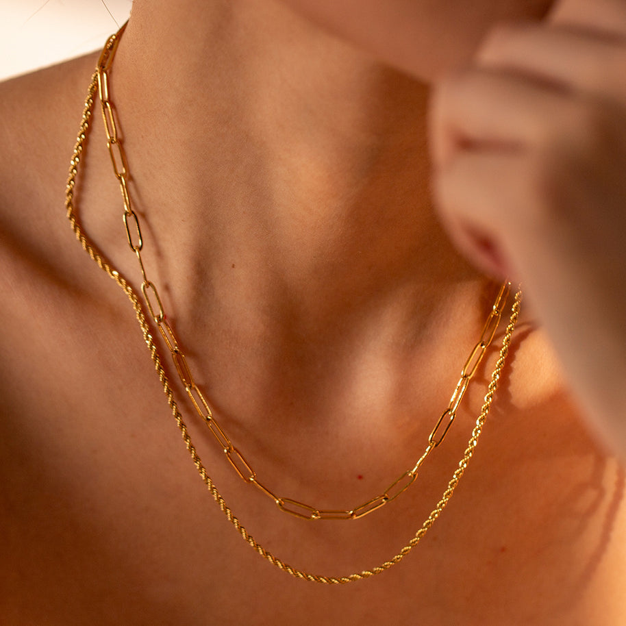 2 Layer Chain Necklace