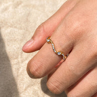 Thin Wave Ring