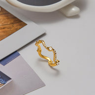 Thin Wave Ring