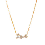 Zircon Love Chain Necklace