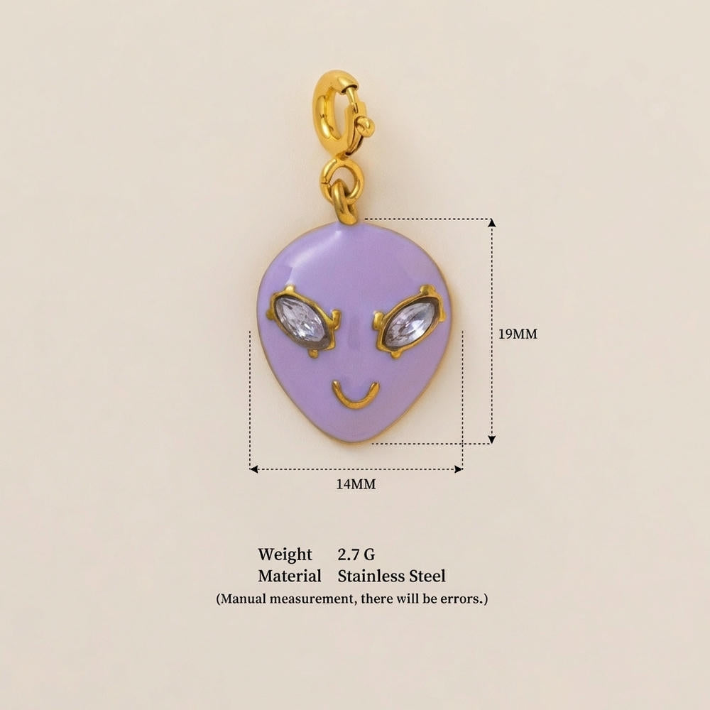 Stainless Steel Trendy Design Valentine Zircon Pendant
