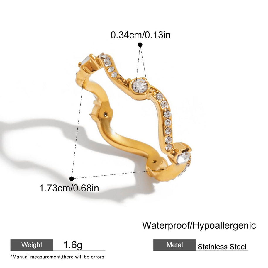 Thin Wave Ring