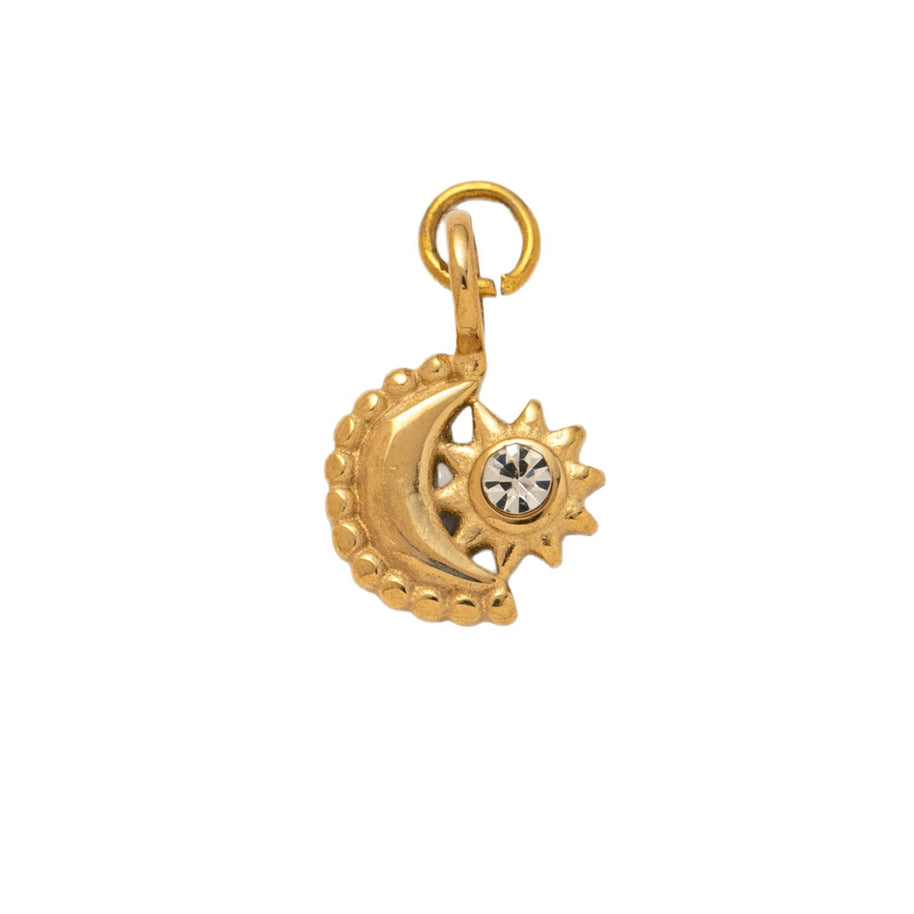 Celestial Evil Eye Hamsa Charms Stainless Steel DIY Pendants