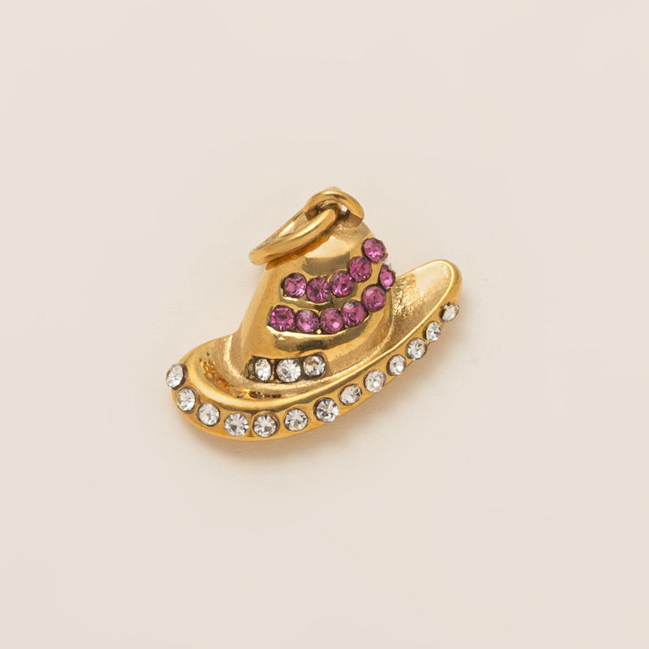 Horseshoe Boot Shoe Buckle 18K Gold Steel JX26041273GK