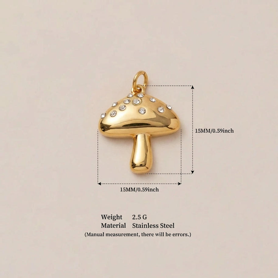 Birthstone Pendant Ins Style Natural Stone Dainty Charm