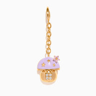 Stainless Steel Cherry Blossom flower Bag Charm Accessories