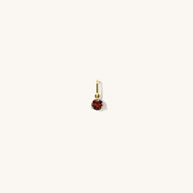 4mm Garnet Birthstone Charm