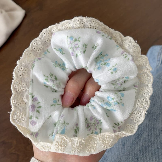 Pink Girl Lace Hair Tie JTLF-2264