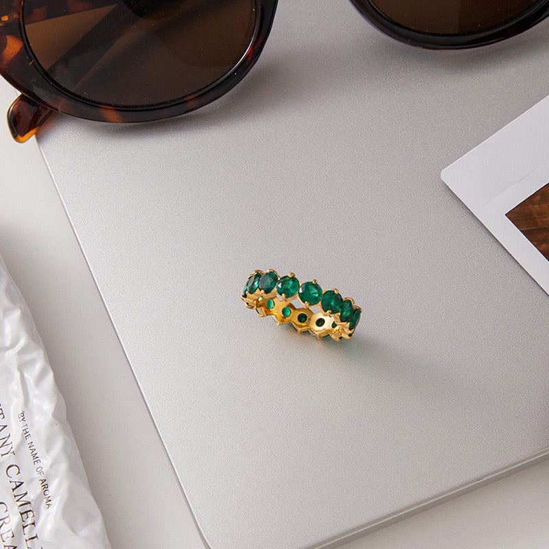 Green Zirconia Ring JXR0109009