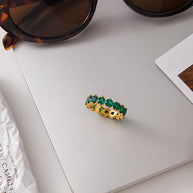 Green Zirconia Ring JXR0109009