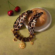 Silk Scarf Necklace | Women's Elegant Fall Accessory