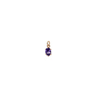 Stainless Steel Adjustable Charm 12 Birthstones Pendant