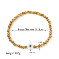Evil Eye Ball Chain Bracelet