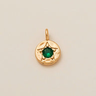 Adjustable Chain 12 Birthstones Pendant 18K Gold JX010405GK