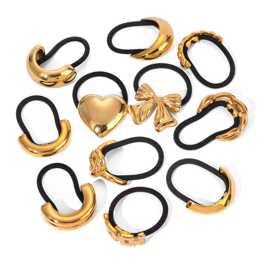 Ins Style Hair Tie Ponytail Holder Elastic JXH2404001