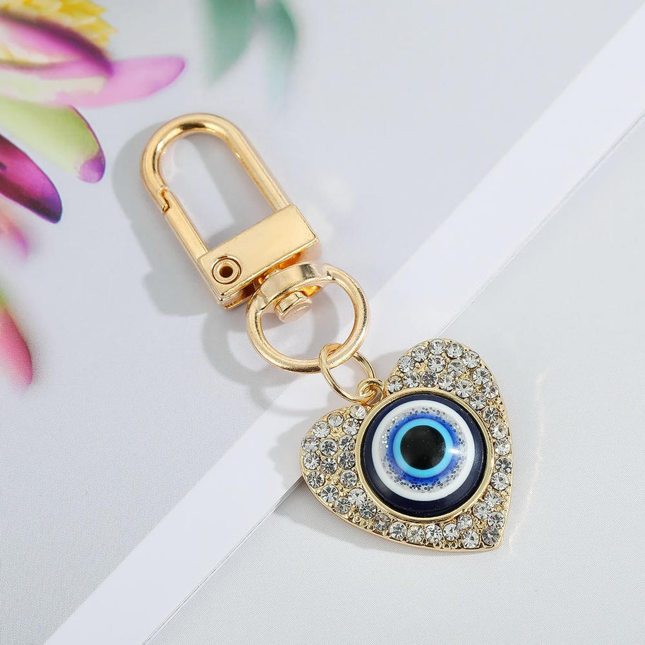 Evil Eye Keychain | Blue Drop Charm | Turkish Gift