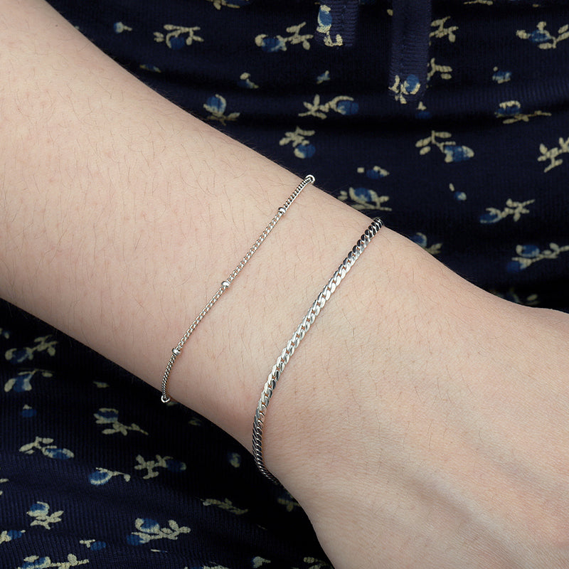 1.5mm Spheres Chain Bracelet