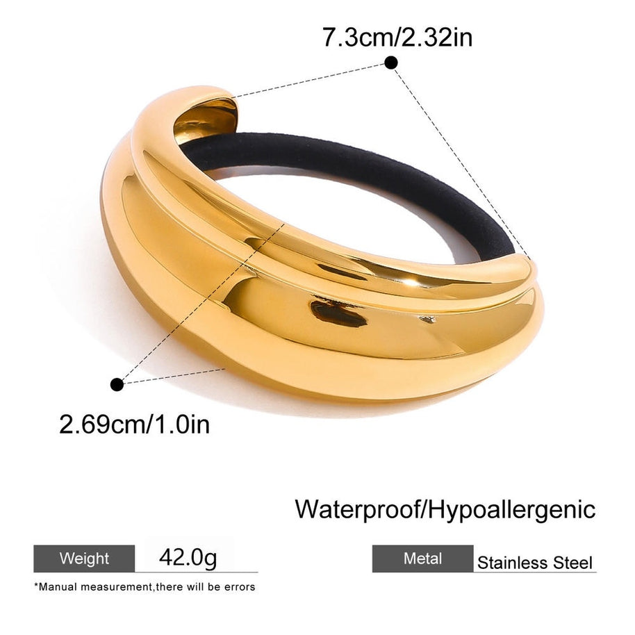 U Shape Hair Tie Stainless Steel Scrunchie JXH2408007