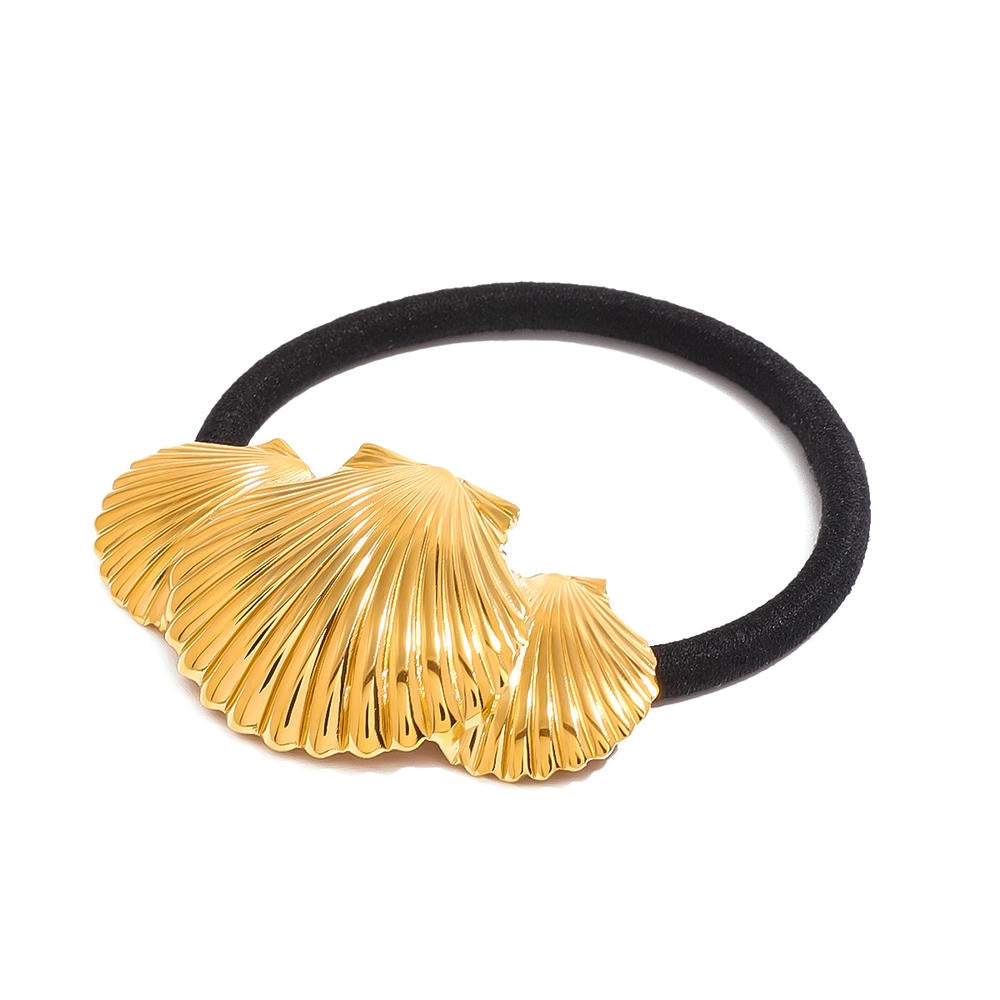 Titanium Steel Hair Tie Ponytail Elastic JXHW2407038