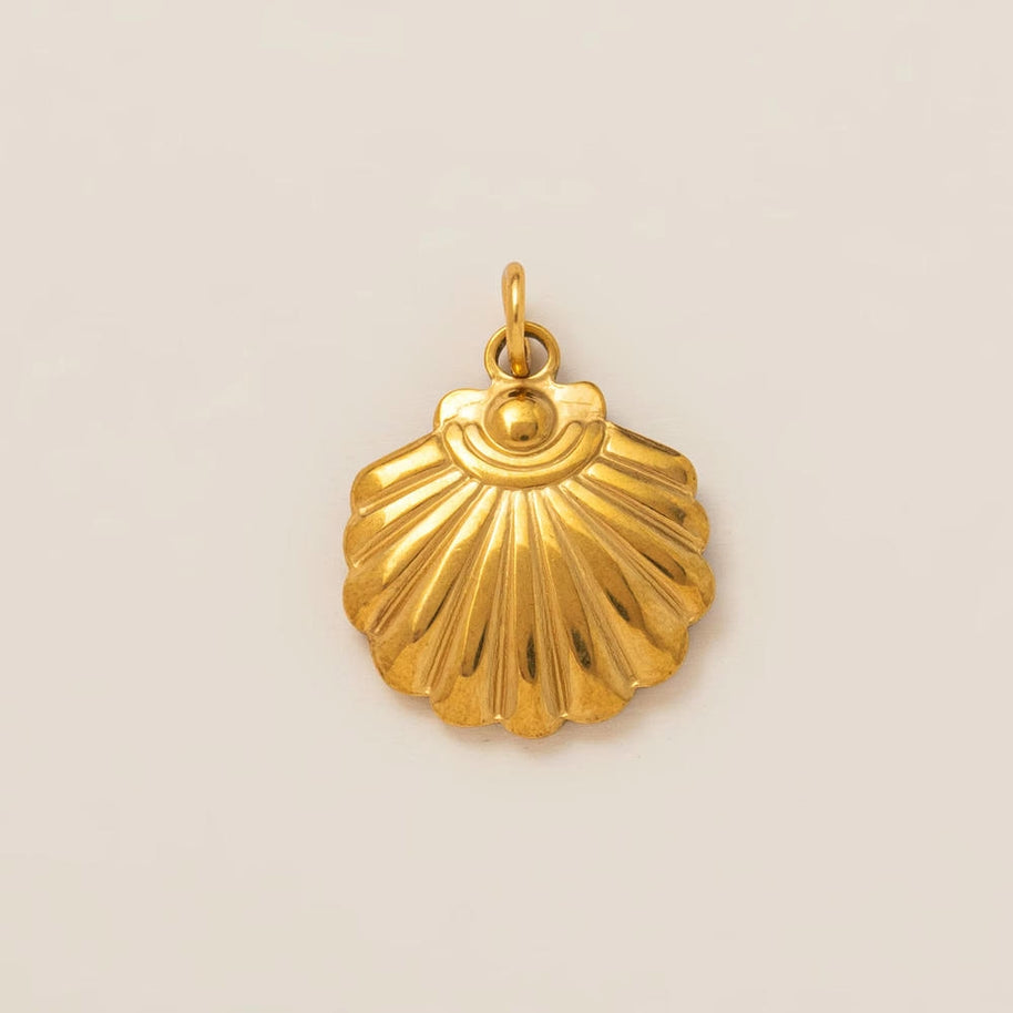 DIY Sea Creatures Pendant Steel 18K Gold Plated Women