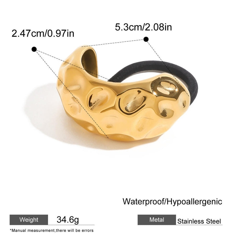 Black C Shape Hair Tie High Elasticity Band JXH2408011