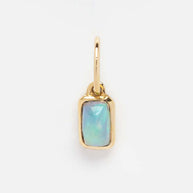Square Shape 12 Birthstones Pendant Colorful Zircon DIY Charm
