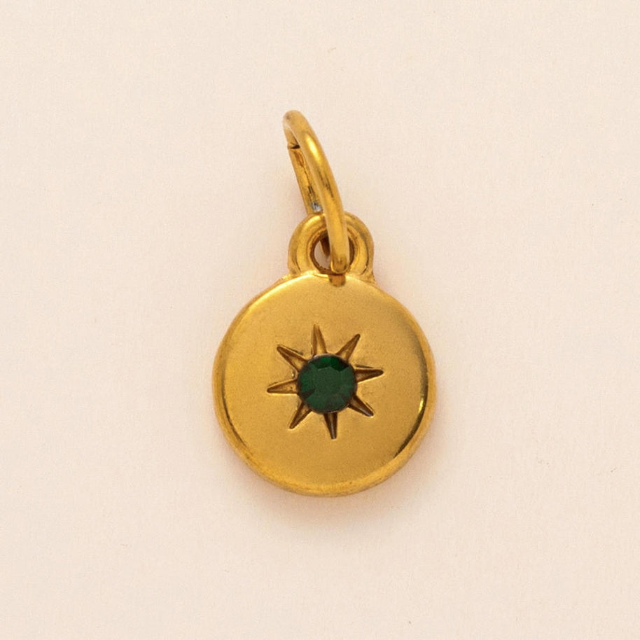 European 12 Months Birthstone Sun Zircon Pendant JX24110506M