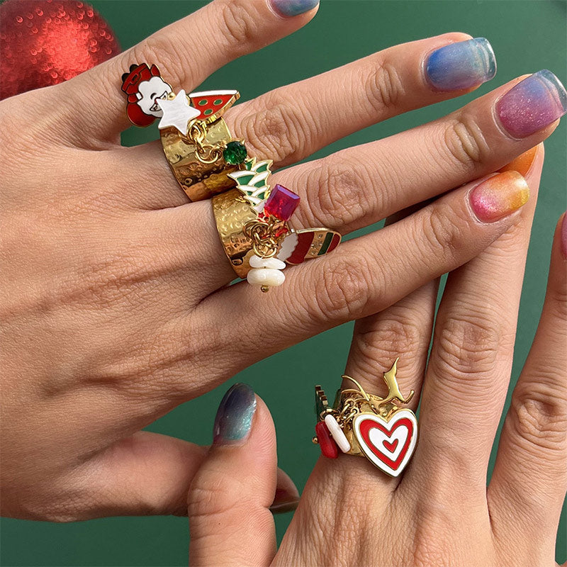 Christmas Santa Claus Ring JXR0209009