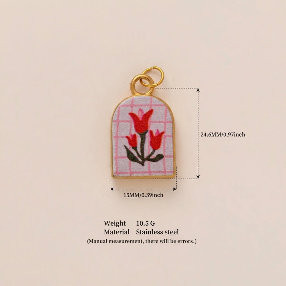 Charm 18K Gold House Print Footwear Decoration JX26041257GK