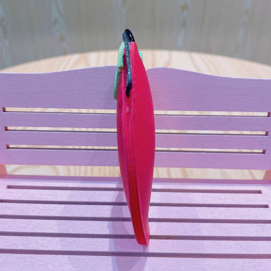 Carrot Keychain | Leather Vegetable Charm | Cute Gift