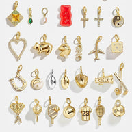 Sports Themed Charms Tennis Volleyball Hockey DIY Pendants
