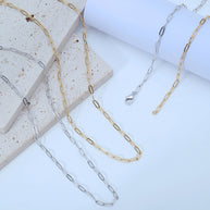 Dainty Paperclip Bracelet