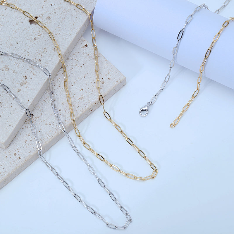 Dainty Paperclip Bracelet