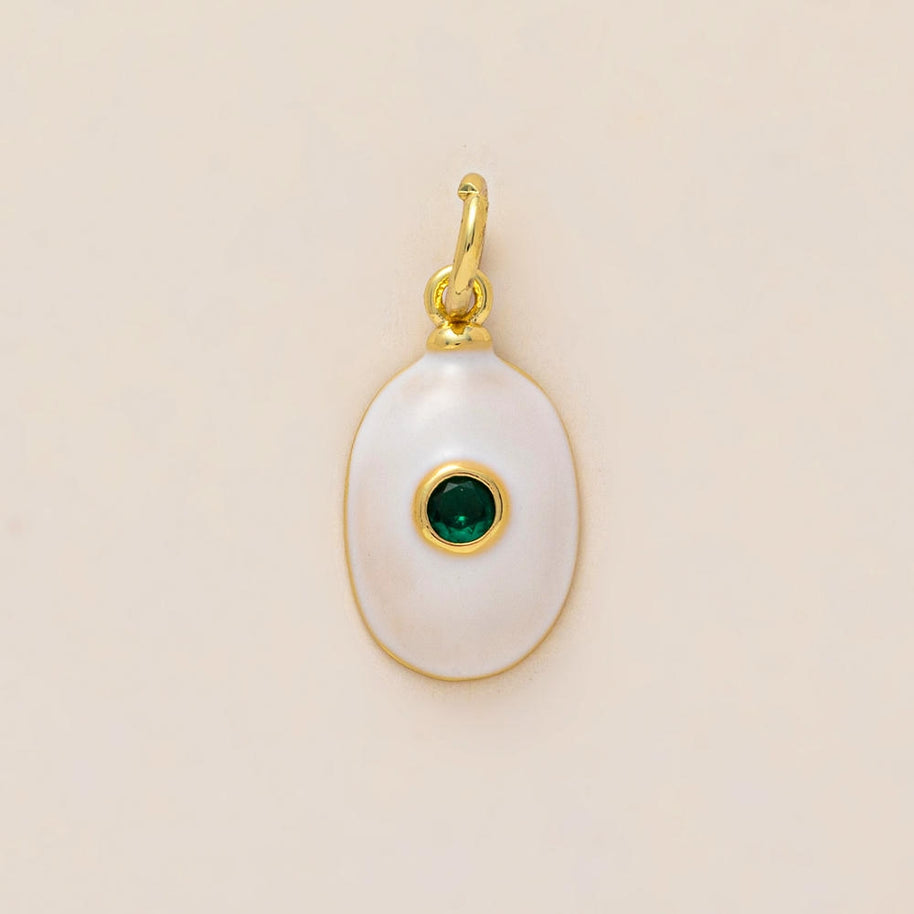 Colorful 12 Birthstones Zircon Charm Round Square DIY