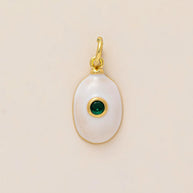 Colorful 12 Birthstones Zircon Charm Round Square DIY