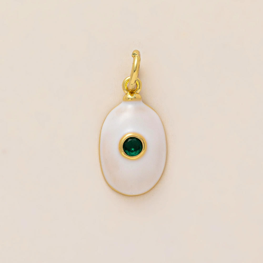Colorful 12 Birthstones Zircon Charm Round Square DIY