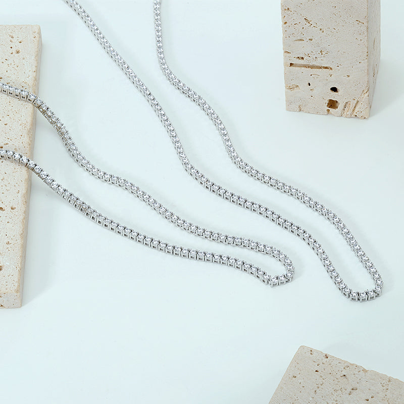 2mm Tennis Necklace