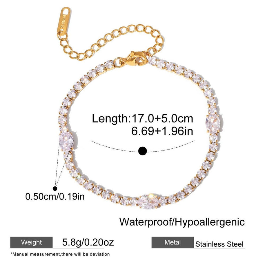Sparkle Bracelet | Zircon Stainless Steel | Korean Style