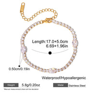 Sparkle Bracelet | Zircon Stainless Steel | Korean Style