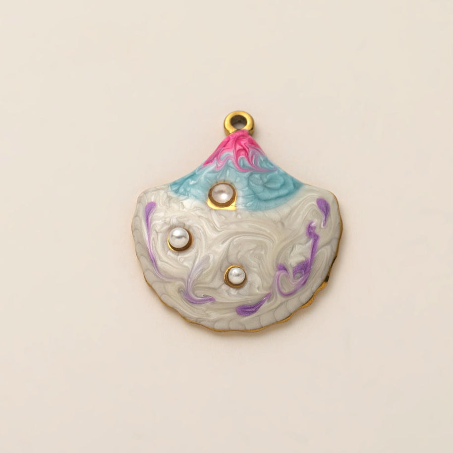 Fashion Ocean Animal Pendant Steel 18K Gold Plated JX252504GK