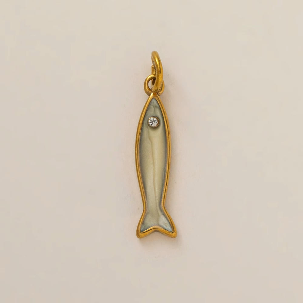 Elegant Steel Pendant 18K Gold Plated Tarnish Resistant DIY