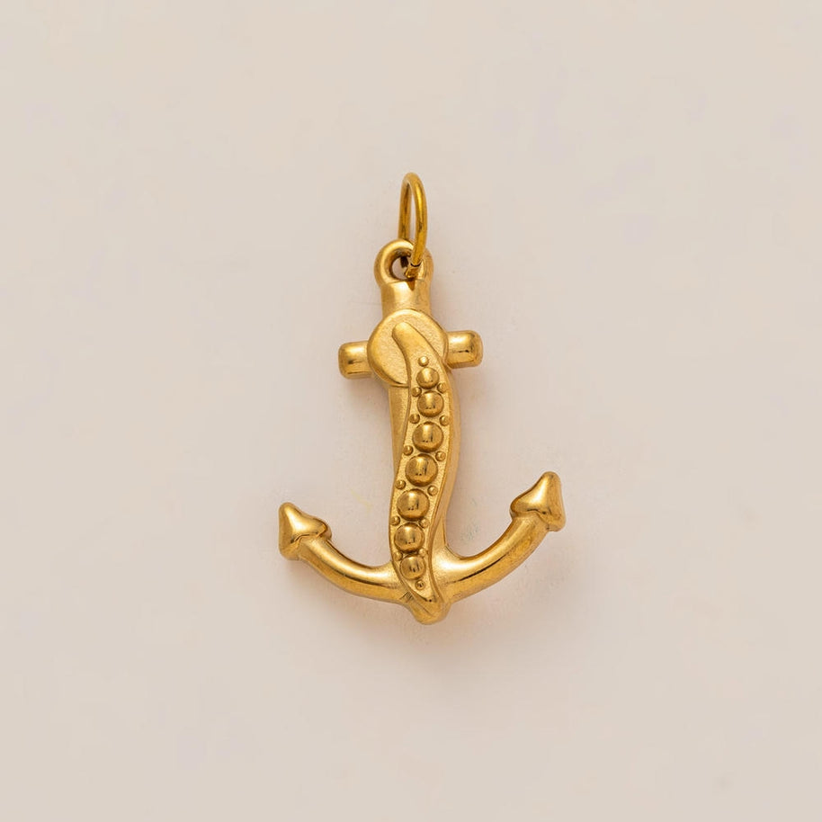 18K Gold Shoe Charm Stainless Steel DIY JX26041237GK