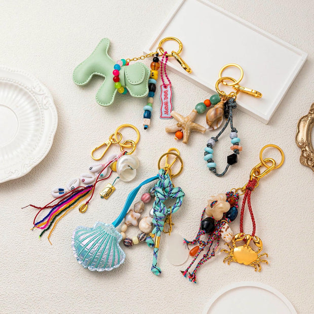 Simple Summer Ocean Animal Bag Multiple Pendants Charms