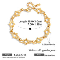 Tennis Bracelet | Zircon Stainless Steel | Korean Style
