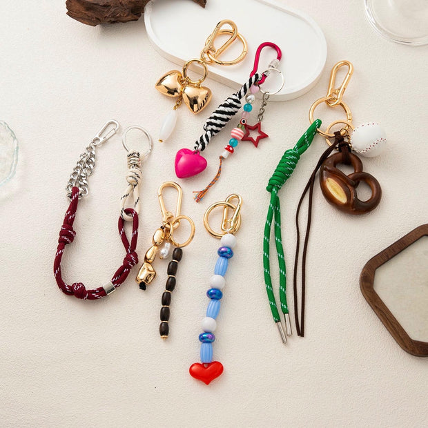 Fashion Trends Whimsical Sporty DIY Keychains Bag Charms